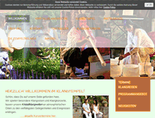 Tablet Screenshot of klangtempel.net